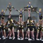 Three cheers ...  Team members from Eclipse Cheerleading’s elite level 1 squad Aurora and elite...