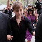 Actor Allison Mack, known for her role in the TV series Smallville, leaves the United States...