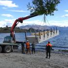 After a three-week onshore refurbishment, the Ruby Island jetty was delivered back on to Lake...