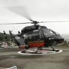 Helicopters Otago chief pilot Graeme Gale, and paramedics Doug Flett and Ian Ridley reflect on what a valuable addition the publicly funded Dunedin hospital helipad has been. Photo: Stephen Jaquiery