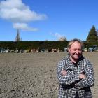 Armstrong and Co manager Grant Robb shares a paddock with a fleet of vintage tractors. PHOTO:...