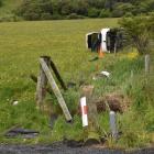 A female driver received minor injuries after her car went off Blackhead Rd and rolled on...