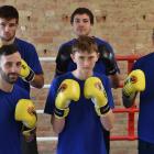 Otago boxers (front, from left) Matt Crawford, Dominic McRae, Shaun Crawford and (back) Michael...