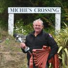 Waitati Volunteer Fire Brigade Chief Fire Officer Jeff Burrows at Michie’s Crossing where one of...