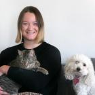 Jamie Crowder is pleased her cat Tommy is back home in Oamaru to be with his friend Cherry the...
