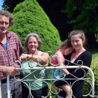 The Gunn family including (from left) Robert, Janine and granddaughter Arya (3) and daughter...