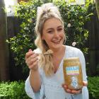 Zilla Nice Cream founder Emily Stewart tastes her latest batch of delicious ice cream. PHOTO:...