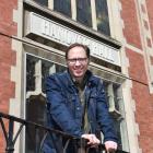 Bill Martin outside Hanover Hall, where he headlines for the Dunedin Jazz Club tonight. PHOTO:...