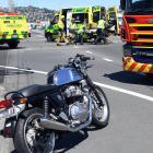 A motorcyclist was taken to hospital after he was hit by a car near the intersection of Otaki and...