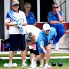 North East Valley second Bronwyn Stevens delivers a bowl during her team’s 21-5 win over St Clair...