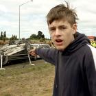 Jacob Ohs was the driver of the car that overturned. Photo: Geoff Sloan