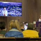 Retired nurse Rosie Simpson spoke movingly about Joan Butcher at a memorial service for the late...