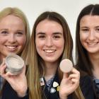 Sole Hair Care founders (from left) Morgan Passey (16), Elsha Bulmer (17) and Jenna Willis (17)...