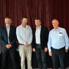 Ready to discuss the topic ‘‘Plantation forestry — threat or opportunity?’’ in Dunedin last week...