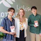 Abalro founders (from left) Alex Livingstone, Abby Green and Robert Donohoe, all of Dunedin, in...