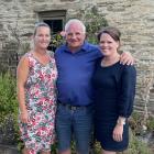 Central Otago A&amp;P Association president Dayna Paterson, patron Geoff Clouston and show...