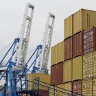 Shipping containers line Port Otago’s container terminal in Port Chalmers. PHOTO: GERARD O’BRIEN