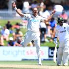 Black Caps bowler Neil Wagner picked up the only two wickets Bangladesh to fall  during day two...