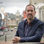 The Dunedin City Council’s new heritage adviser, Mark Mawdsley, in the Octagon last week. PHOTO:...