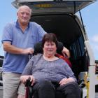 Ian and Marilyn Slaven say Oamaru’s "rough" roads have a bad impact on their outings. PHOTO: RUBY...