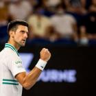 Novak Djokovic is aiming for a record 21st Grand Slam title. Photo: Getty Images 