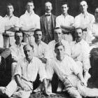 The Otago representative cricket team that toured the dominion (from left; back row) R.C....