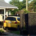 The first time driver of this car and her passenger had a lucky escape after driving through a...