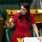 Prime Minister Jacinda Ardern at the first Question Time of the year in Parliament. Photo: Mark...