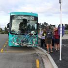 The Rangiora 91 bus service picks up passengers on one of its morning runs. Photo: File image