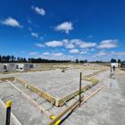 Some new show villas under construction at the Amberley Country Estate site. Photo: Supplied