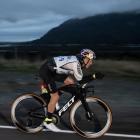 Winner Braden Currie on the cycle leg of the Coast to Coast. Photo: Supplied 