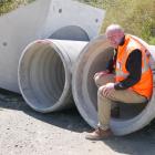 Waitaki District Council roading manager Mike Harrison says road closure signs ‘‘are there for a...