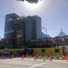 The ILT’s Langlands Hotel is under construction on the corner of Dee and Don Sts in Invercargill....