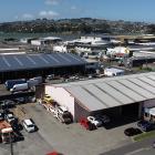 An aerial view of 11-15 Timaru St, South Dunedin. PHOTO: STEPHEN JAQUIERY