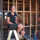 Back on the work site, Veronika Kreitner, of Wanaka, takes time to reflect on winning Young...