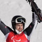 Adam Hall claimed a second medal at the Beijing Winter Paralympics this afternoon. Photo: Reuters