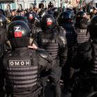 Police arresting anti-war protesters in St Petersburg are now wearing the Z insignia, a sign of...