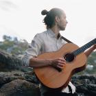 Celtic traditions . . . Musician Rennie Pearson performs during the Dunedin Fringe Festival....