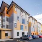 The length of the buildings has a staggered plan, where possible, to provide depth and shape to...
