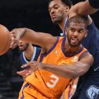 Can veteran point guard Chris Paul lead the Phoenix Suns to an NBA title? PHOTOS: USA TODAY SPORTS