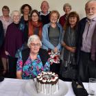University of Otago staff and friends (from left) Dr Peter Johnson, Maryanne Miller, Rosemary...