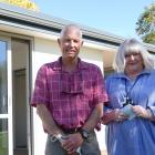 Tuapeka Community Health Incorporated chairman Mark Hay and board member Suzanne Stephenson await...