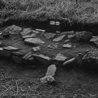 A gold miner’s burial site in the Cromwell Gorge, before the Clyde Dam was built. PHOTO: SUPPLIED