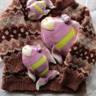 Ceramic fish and an old jersey snuggle up after removal from the junk room. PHOTO: ELSPETH MCLEAN