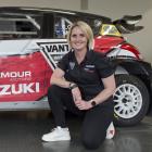 Dunedin rally driver Emma Gilmour is excited at the prospect of driving on her home roads in this...