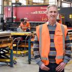 Farra Engineering chief executive Gareth Evans stands in the company’s workshop. PHOTO: LINDA...