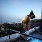 Australians and New Zealanders attend the ANZAC Dawn service at Anzac Cove in commemoration of...
