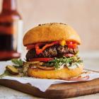 The vegan "Impossible Burger" made using plant-based meat substitutes. PHOTO: SUPPLIED