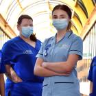Otago Polytechnic nursing students (from left) Emily-Rose Pringle (27), Laura MacDonald (29),...