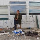 Simon Kaan in his Fryatt St studio. PHOTO: GREGOR RICHARDSON